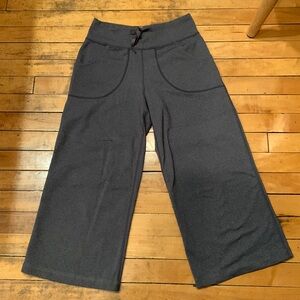 Lululemon Be Still cropped wide leg pants.  Size 2.